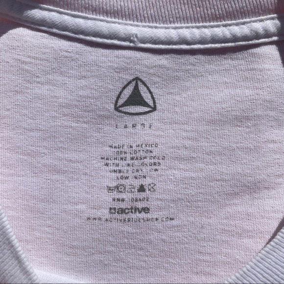 White Active Ride Shop T-Shirt - Picture 3 of 3